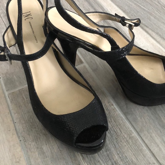 INC PeepToe Heels - Picture 4 of 4